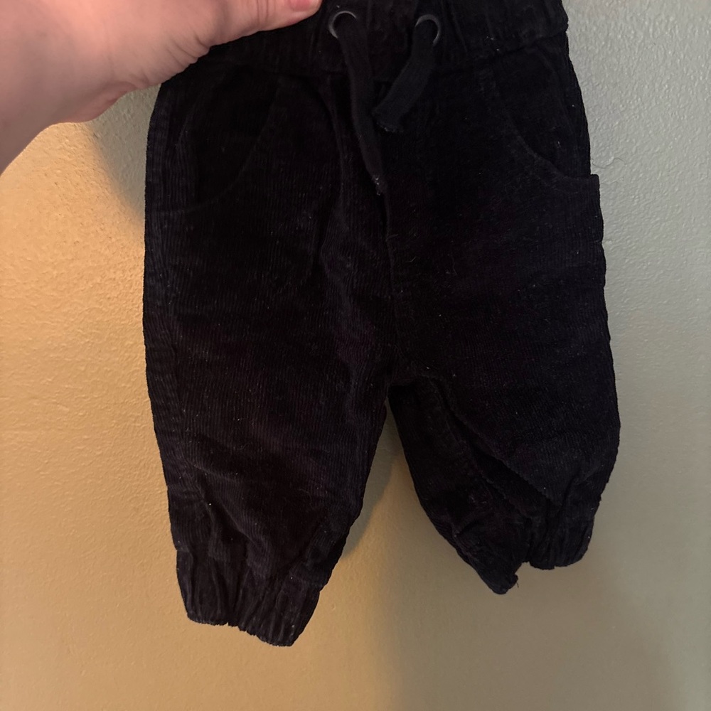 Little Bipsy Black Corduroy Joggers
